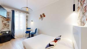 Кровать или кровати в номере Hotel Solara