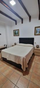 a bedroom with a large bed in a room at La casa de Martin in Marchena