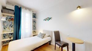 Кровать или кровати в номере Hotel Solara