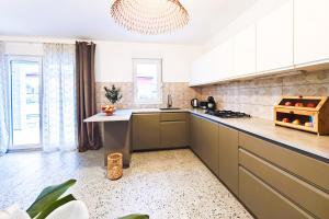 Villa David - NEW - first renting - for 9 person的厨房或小厨房