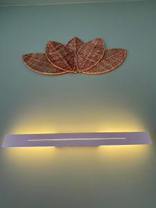 a brown butterfly sitting on top of a table at Le D'Artagnan - App 11 - Balcon in Cazaubon