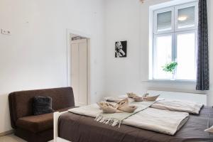 Posteľ alebo postele v izbe v ubytovaní Dora apartment near Buda Castle with PARKING!