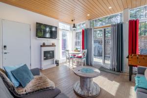 Posezení v ubytování Le Rustique Chic - SPA privé