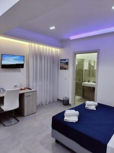 Postel nebo postele na pokoji v ubytování Bijou rooms