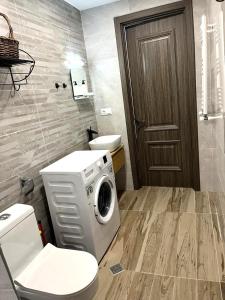 Koupelna v ubytování Navelu Didveli Residence