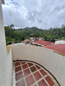 A balcony or terrace at Hotel Diego Pacho