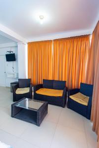 Χώρος καθιστικού στο Hoteles Perú Hosting - Punta Sal