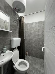 A bathroom at Apartmani Ćosić - Kuršumlijska banja