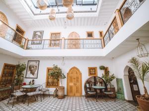 Posezení v ubytování Riad Le Petit Joyau