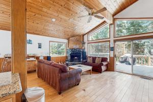 Posezení v ubytování Fawn Lodge