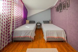 Postel nebo postele na pokoji v ubytování Deniz Loft Fethiye