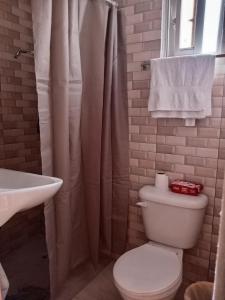 Koupelna v ubytování Dona Beba Guesthouse