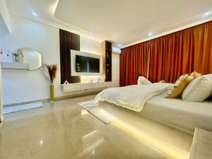 Posezení v ubytování Résidence Prosper 06