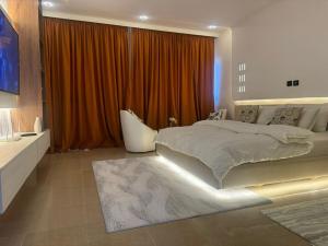 Postel nebo postele na pokoji v ubytování Résidence Prosper 06