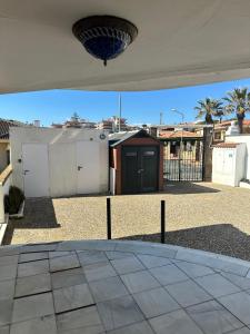 A balcony or terrace at A la Orilla del Mar