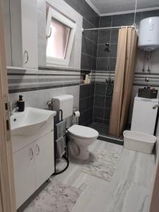 Kupaonica u objektu Apartments Villa Berta Tuzla - 302 Deluxe Apartment - Free Private Secured Parking