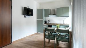 Kuchyň nebo kuchyňský kout v ubytování Orvieto Residence