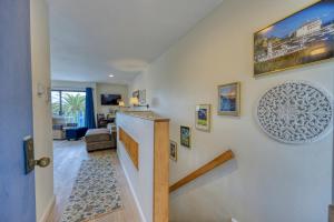 a staircase in a home with a hallway with a stair case at 217W 217 Whittley Ave in Avalon