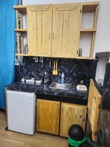 Kuchyň nebo kuchyňský kout v ubytování Trina Cozy Suites