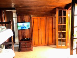 TV a/nebo společenská místnost v ubytování La Casa da Fotografia