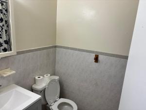 Koupelna v ubytování Bergin inn