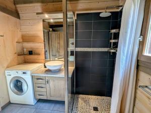 Koupelna v ubytování Chalet cosy à La Bresse avec WIFI et parking, proche pistes - FR-1-589-310 + 24 fotografií