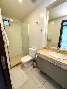 Koupelna v ubytování Flat 1305 no Complexo Heron Marinho