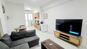TV a/nebo společenská místnost v ubytování Antionette Studio Apartment + 1 fotografie