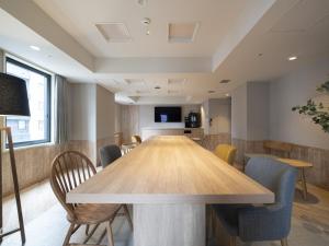 Телевизор и/или развлекательный центр в Hotel Oriental Express Fukuoka Tenjin