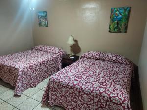 Postel nebo postele na pokoji v ubytování Hotel La Escalinata