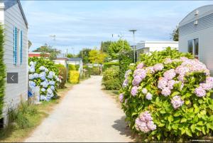 Zahrada ubytování Mobil-home camping 4 étoiles cancale