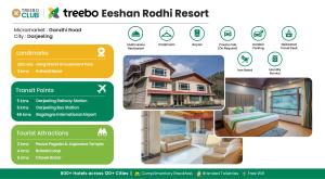 Postel nebo postele na pokoji v ubytování Treebo Eeshan Rodhi Resort, Darjeeling