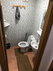 Koupelna v ubytování Fnideq Superbe appartement