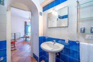Koupelna v ubytování Al Palmento Relais