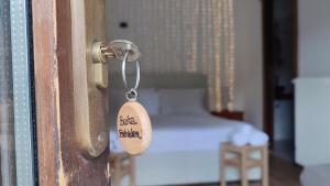 Letto o letti in una camera di Rifugio Baita Belvedere