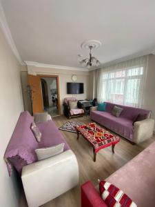 A television and/or entertainment centre at Yakup's Apartment