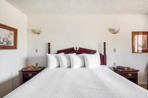 Postel nebo postele na pokoji v ubytování OYO Hotel Groesbeck