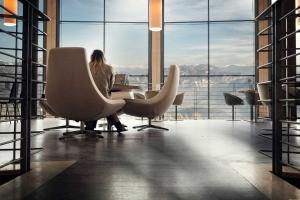 A seating area at Brenta Dolomites