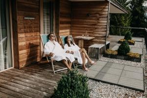 Patio alebo iná vonkajšia časť ubytovania Das Kronthaler - Adults only