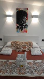 Postel nebo postele na pokoji v ubytování Rainbow Sweet Rooms