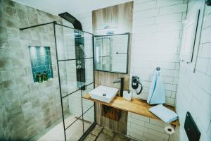 Ванная комната в Sunside Inn Hotel