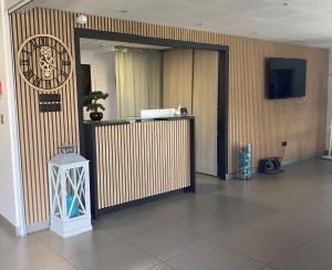 Vstupní hala nebo recepce v ubytování Temis hôtel Besançon