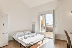 Postel nebo postele na pokoji v ubytování Côté Plage - Vue mer - Terrasse