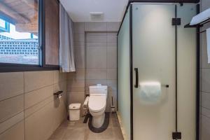 Koupelna v ubytování Yichun Jiuyu Xinzhi Light Luxury B&B