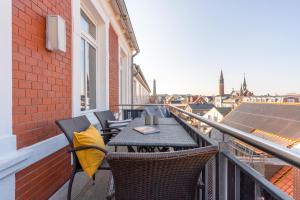 Balkón nebo terasa v ubytování Rodehuus Wohnung 9 + 5 fotografií