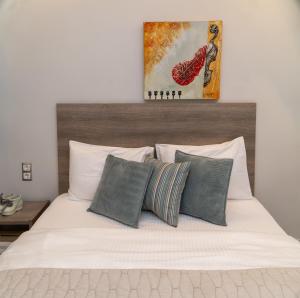 Ένα ή περισσότερα κρεβάτια σε δωμάτιο στο Xenia_Apartments A2