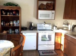 Köök või kööginurk majutusasutuses Cozy Forest Cabin for Eight Guests near Olympic National Park in Washington +8 fotot