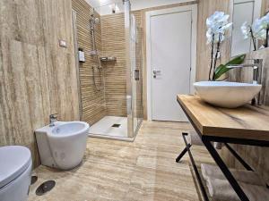 Koupelna v ubytování O' Vesuvio B & B