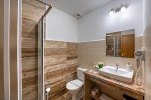 Un baño de Rodinný hotel Myslivna