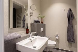 Phòng tắm tại Wittehuus Wohnung 6